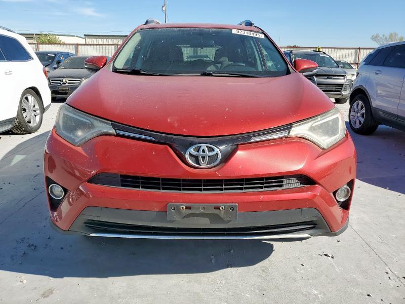 2T3RFREV6GW433049 - 2016 TOYOTA RAV4 XLE 红色 照片 5