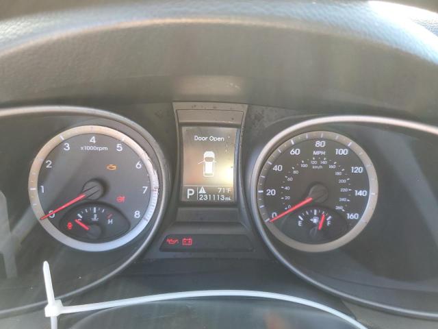 5XYZT3LB0DG086455 - 2013 HYUNDAI SANTA FE S BLUE photo 9