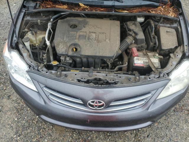 5YFBU4EE7DP141250 - 2013 TOYOTA COROLLA BASE رمادي صورة 11