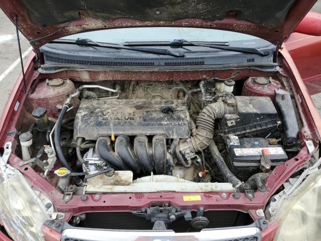 1NXBR32E47Z798851 - 2007 TOYOTA COROLLA CE RED photo 11