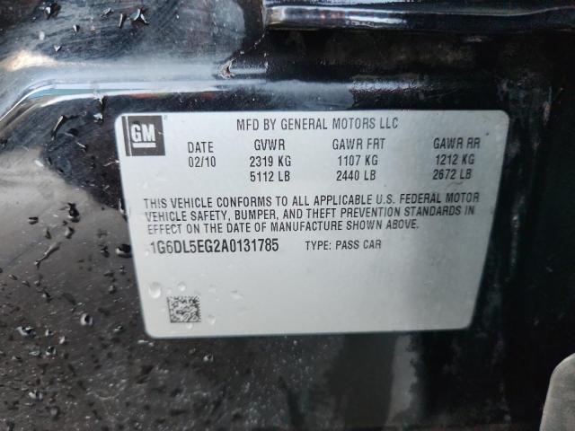 1G6DL5EG2A0131785 - 2010 CADILLAC CTS PERFORMANCE COLLECTION Чорний фото 12