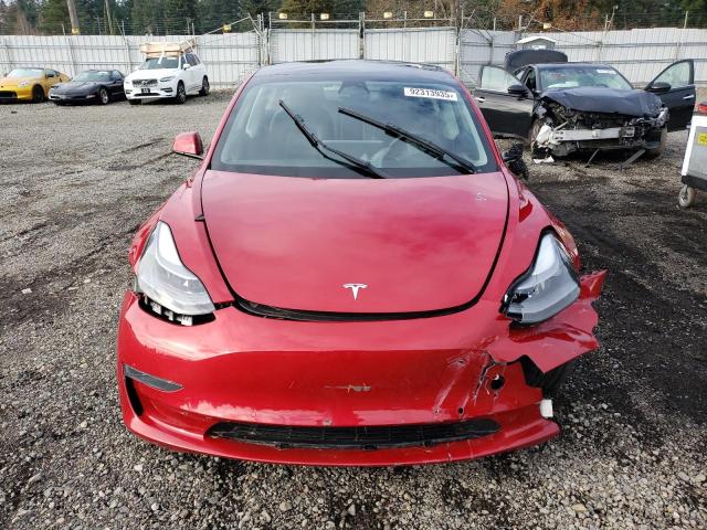 5YJ3E1EA9NF290382 - 2022 TESLA MODEL 3 RED photo 5