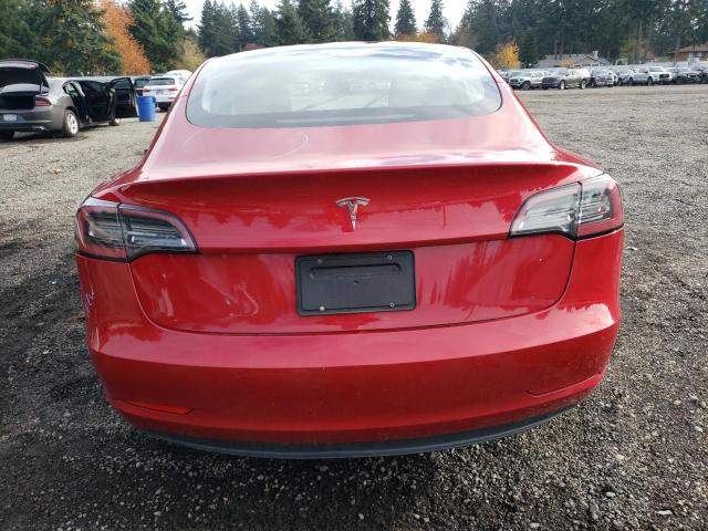 5YJ3E1EA9NF290382 - 2022 TESLA MODEL 3 RED photo 6