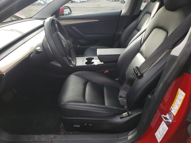 5YJ3E1EA9NF290382 - 2022 TESLA MODEL 3 RED photo 7