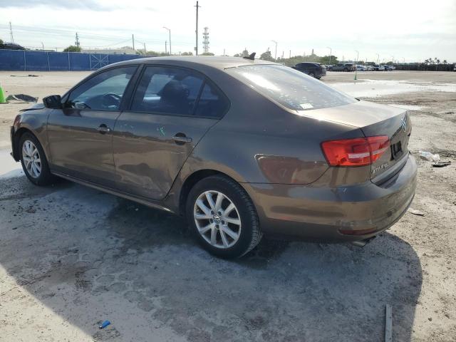 3VWD07AJ3FM308185 - 2015 VOLKSWAGEN JETTA SE BROWN photo 2