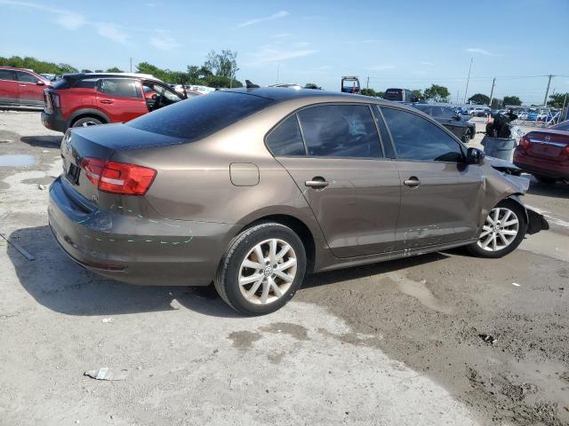 3VWD07AJ3FM308185 - 2015 VOLKSWAGEN JETTA SE BROWN photo 3