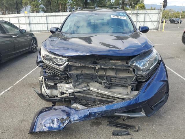 7FARW1H82KE033080 - 2019 HONDA CR-V EXL BLUE photo 5