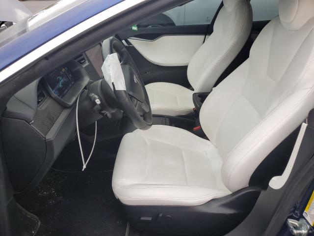 5YJSA1E41LF400534 - 2020 TESLA MODEL S 蓝色 照片 7