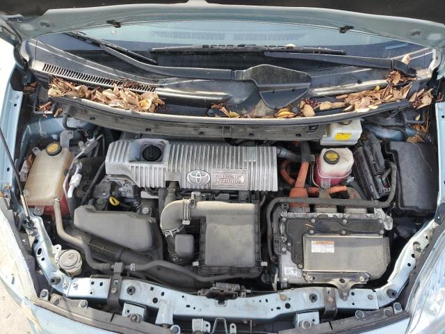 JTDKN3DP1E3052973 - 2014 TOYOTA PRIUS PLUG 青色 照片 11