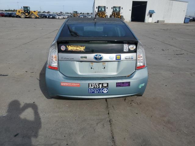 JTDKN3DP1E3052973 - 2014 TOYOTA PRIUS PLUG 青色 照片 6