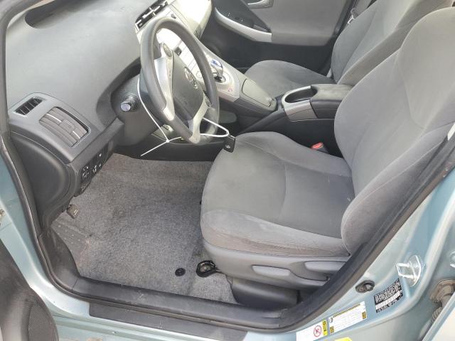 JTDKN3DP1E3052973 - 2014 TOYOTA PRIUS PLUG 青色 照片 7