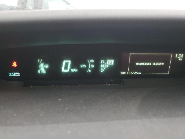 JTDKN3DP1E3052973 - 2014 TOYOTA PRIUS PLUG 青色 照片 9