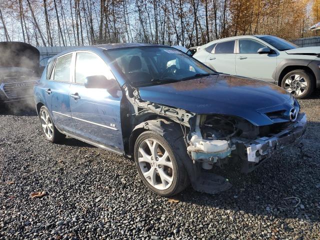 JM1BK343081821887 - 2008 MAZDA 3 HATCHBACK BLUE photo 4