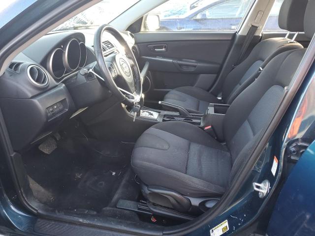 JM1BK343081821887 - 2008 MAZDA 3 HATCHBACK BLUE photo 7