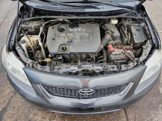 2T1BU4EEXAC200674 - 2010 TOYOTA COROLLA BASE CHARCOAL photo 11