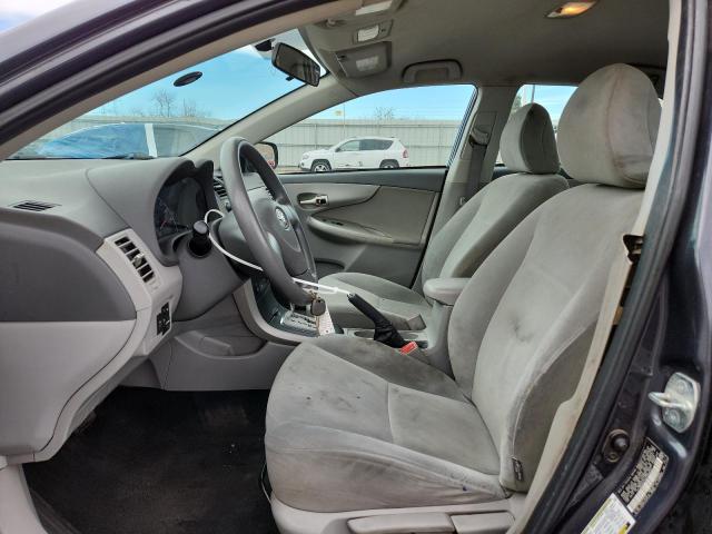 2T1BU4EEXAC200674 - 2010 TOYOTA COROLLA BASE CHARCOAL photo 7