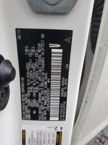 JTEBU5JR5B5035397 - 2011 TOYOTA 4RUNNER SR5 WHITE photo 13