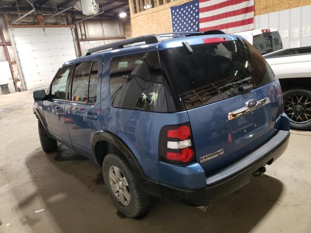 1FMEU83E69UA29911 - 2009 FORD EXPLORER XLT 蓝色 照片 2