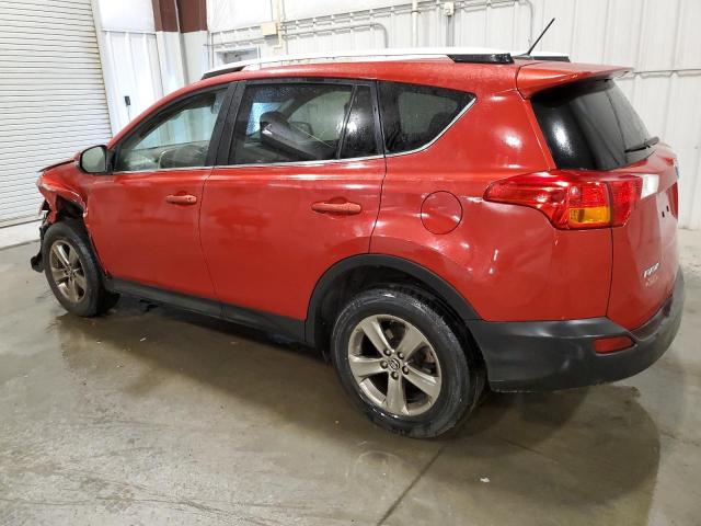 JTMRFREV5FD133353 - 2015 TOYOTA RAV4 XLE أحمر صورة 2