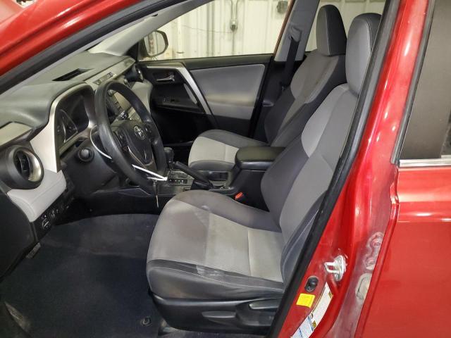JTMRFREV5FD133353 - 2015 TOYOTA RAV4 XLE أحمر صورة 7