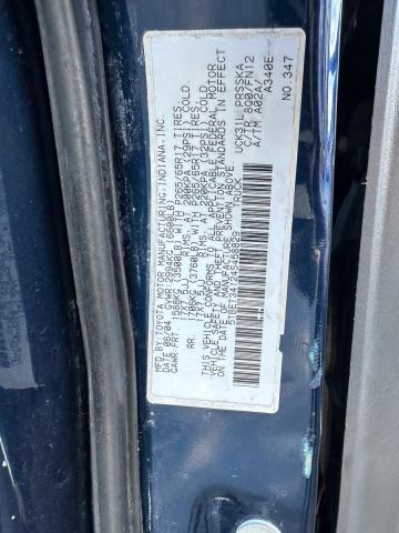 5TBET34124S458829 - 2004 TOYOTA TUNDRA DOUBLE CAB SR5 BLUE photo 10