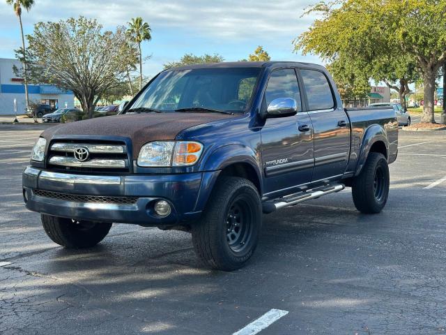 5TBET34124S458829 - 2004 TOYOTA TUNDRA DOUBLE CAB SR5 BLUE photo 2