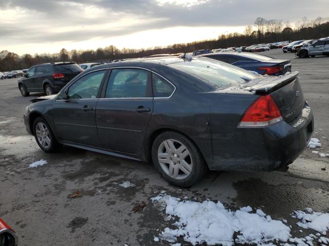 2G1WB5E30D1173931 - 2013 CHEVROLET IMPALA LT BLACK photo 2