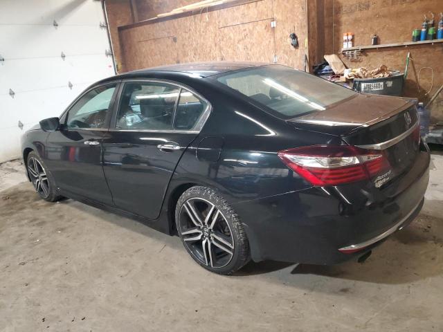 1HGCR2F69GA017198 - 2016 HONDA ACCORD SPORT BLACK photo 2