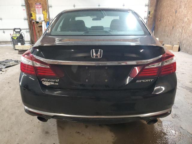 1HGCR2F69GA017198 - 2016 HONDA ACCORD SPORT BLACK photo 6