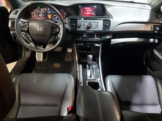 1HGCR2F69GA017198 - 2016 HONDA ACCORD SPORT BLACK photo 8