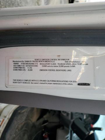 1FVACWDU6GHHL1773 - 2016 FREIGHTLINER M2 106 MEDIUM DUTY WHITE photo 10