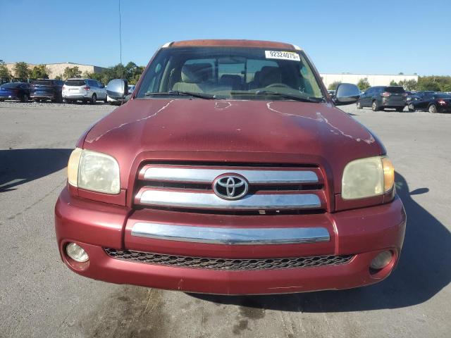 5TBRU34145S446553 - 2005 TOYOTA TUNDRA ACCESS CAB SR5 BURGUNDY photo 5