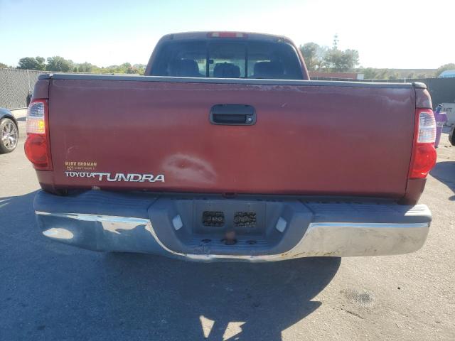5TBRU34145S446553 - 2005 TOYOTA TUNDRA ACCESS CAB SR5 BURGUNDY photo 6