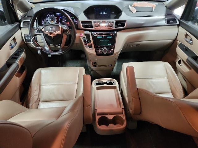 5FNRL5H65GB119064 - 2016 HONDA ODYSSEY EXL MAROON photo 8