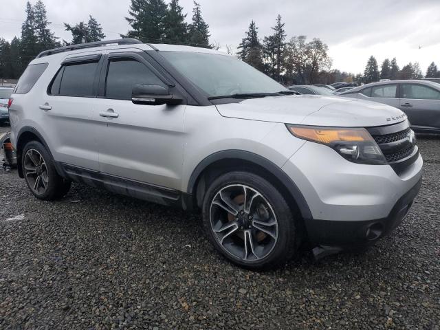 1FM5K8GT3FGA22570 - 2015 FORD EXPLORER SPORT 银色 照片 4