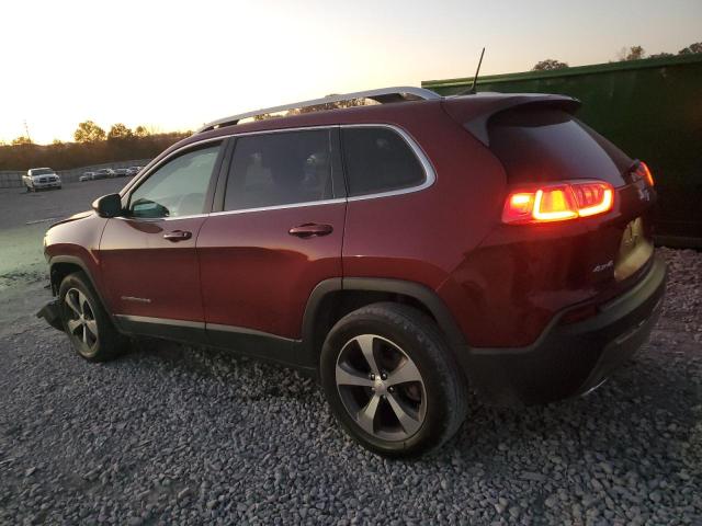 1C4PJMDX3KD418459 - 2019 JEEP CHEROKEE LIMITED Бордовый фото 2