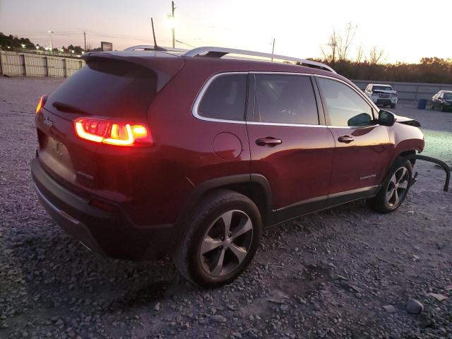 1C4PJMDX3KD418459 - 2019 JEEP CHEROKEE LIMITED Бордовый фото 3