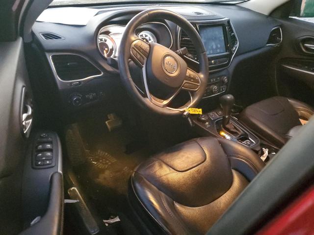 1C4PJMDX3KD418459 - 2019 JEEP CHEROKEE LIMITED Бордовый фото 8