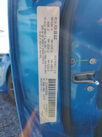 1C3CDFAAXGD555332 - 2016 DODGE DART SE BLUE photo 12