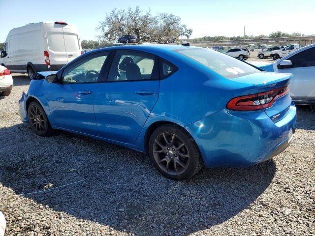 1C3CDFAAXGD555332 - 2016 DODGE DART SE BLUE photo 2