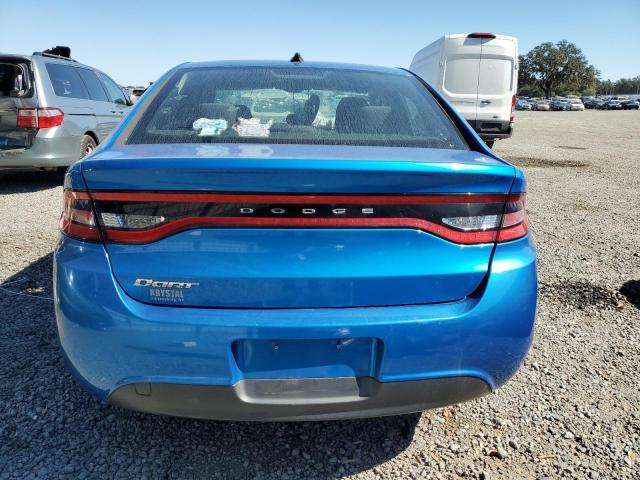 1C3CDFAAXGD555332 - 2016 DODGE DART SE BLUE photo 6