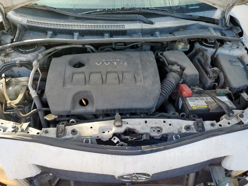 1NXBU4EE5AZ220278 - 2010 TOYOTA COROLLA BASE WHITE photo 11