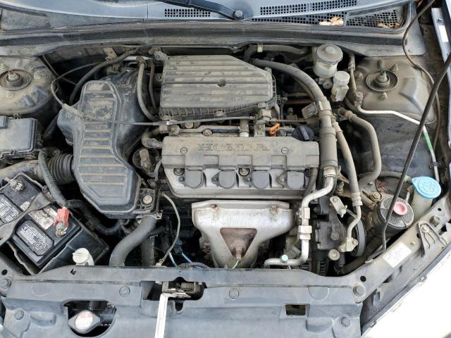 1HGEM21114L018445 - 2004 HONDA CIVIC DX VP Черный фото 11