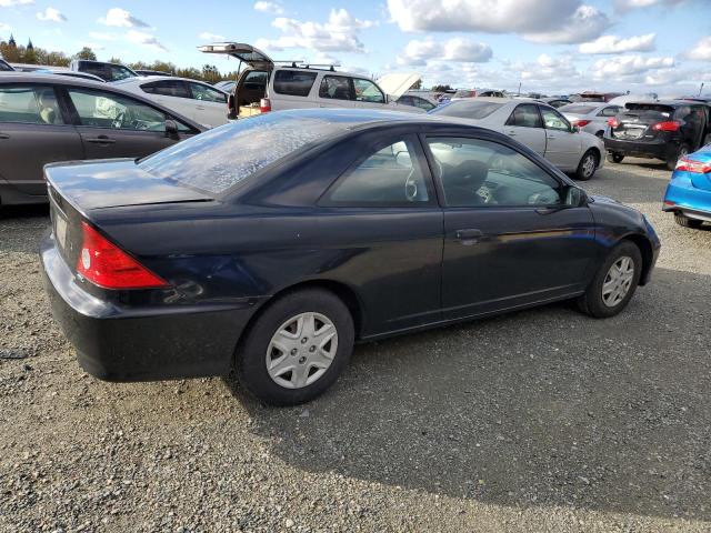 1HGEM21114L018445 - 2004 HONDA CIVIC DX VP Черный фото 3