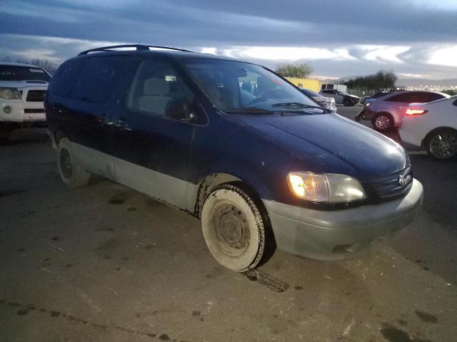 4T3ZF13C01U384697 - 2001 TOYOTA SIENNA LE BLUE photo 4