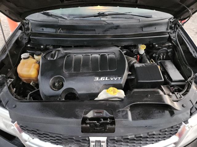 3C4PDDBG7CT300467 - 2012 DODGE JOURNEY SXT Սև լուսանկար 11