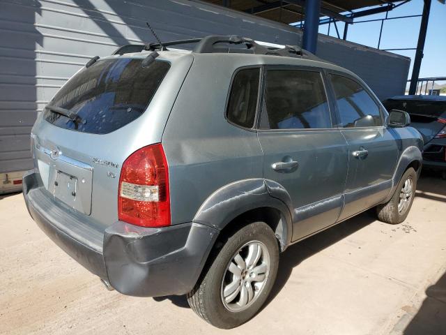 KM8JN12D36U346052 - 2006 HYUNDAI TUCSON GLS TEAL photo 3
