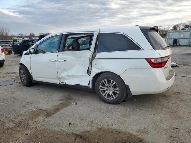 5FNRL5H67CB142873 - 2012 HONDA ODYSSEY EXL WHITE photo 2