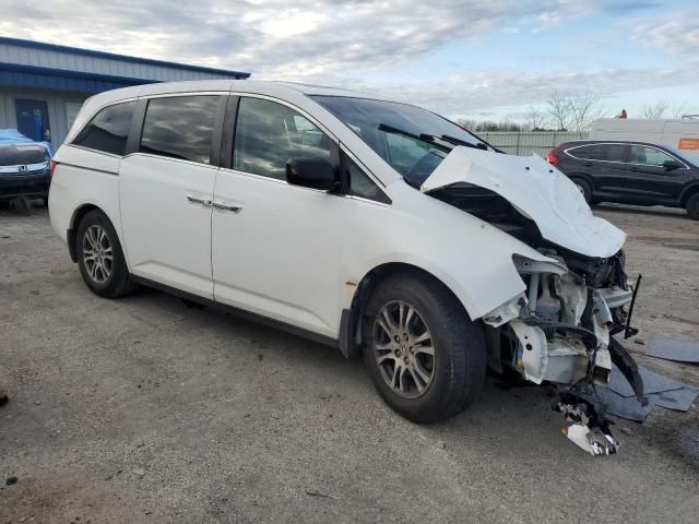 5FNRL5H67CB142873 - 2012 HONDA ODYSSEY EXL WHITE photo 4