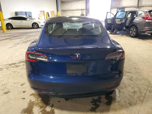 5YJ3E1EA5NF371069 - 2022 TESLA MODEL 3 BLUE photo 6